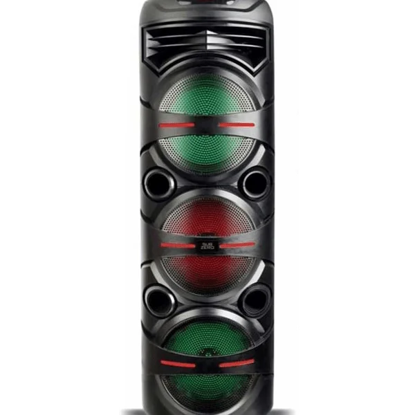 Parti Hoparlörü 8x2 Taşınabilir Rgb Renkli Kumanda Mikrofonlu Büyük Boy Karaoke Bluetooth Hoparlör