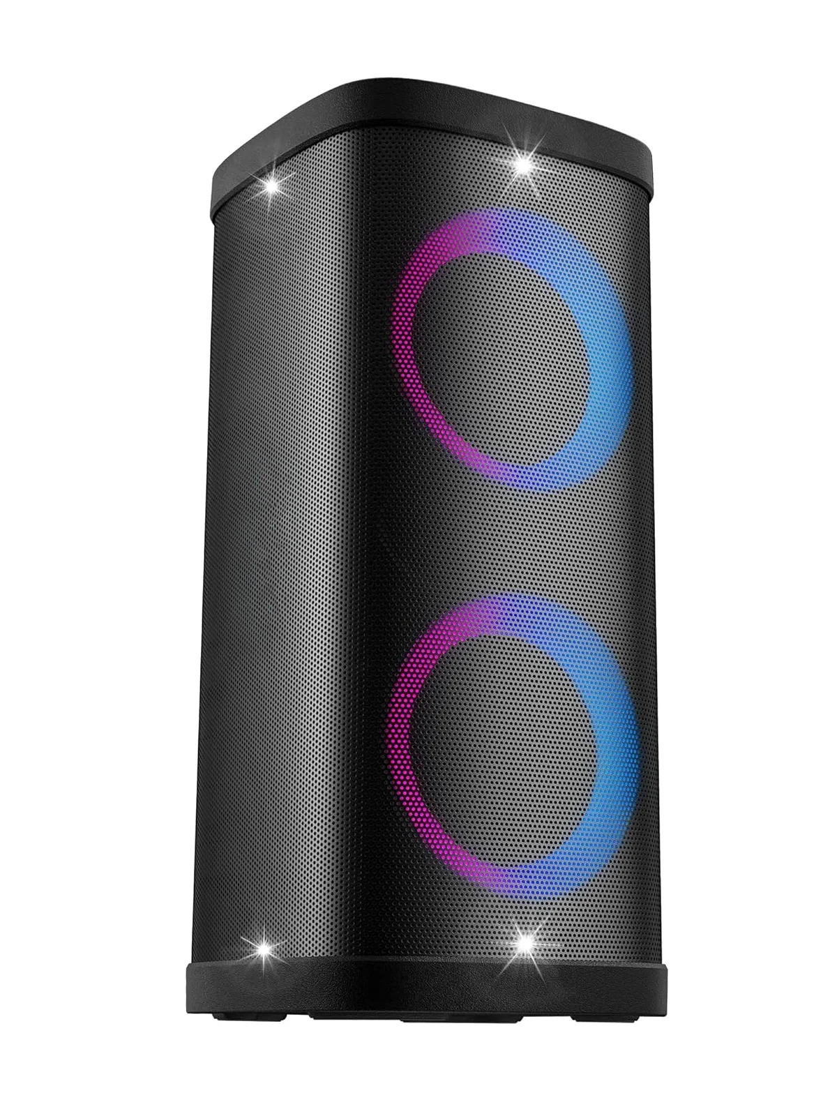 40W 2x6.5İnç Woofer 2x2.5İnç Tweeter Rgb Renkli Mikrofonlu Dev Büyük Boy Karaoke Bluetooth Hoparlör - Görsel 3