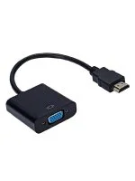 HDMI to VGA Aux Ses Destekli Çevirici Dönüştürücü