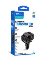 Bluetooth RGB Fm Transmitter 2X USB Type-CUyumlu Şarj Dijital Gösterge Kablosuz BağlantıAraç Şarjı - Görsel 2