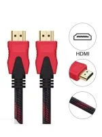 HDMI Kablo, 1,5-5-15 Metre Örgülü Sargılı HDTV HDMI Kablo - Görsel 2