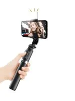 Bluetooth Kumandalı Selfie Çubuğu / Işıklı Tripod 100cm 2 Işık Kademeli - Görsel 2