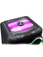 120W RGB Işık Profesyonel Büyük Boy 10 Inç x2 Hoparlör Karaoke 2x Mikrofon Parti Bluetooh Hoparlör - Görsel 3