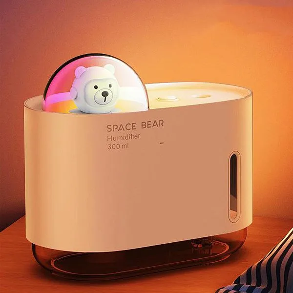 Figürlü Pembe Mini Taşınabilir Parfüm Hava Nemlendirici Ultrasonik