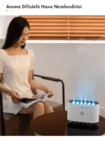 Sese Duyarlı 6 Lı Püskürtmeli Başlık LED Işıklı Hava Nemlendirici 900ML - Görsel 10