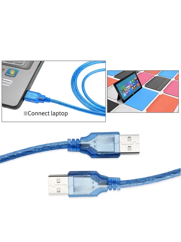 Usb to Usb Kablo Laptop Soğutucu Kablosu 300cm 1.5 Metre - Görsel 2
