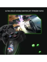 Kablosuz PS3 Oyun Kolu Kablosuz Gamepad Joystick Doubleshock 3 - Görsel 5
