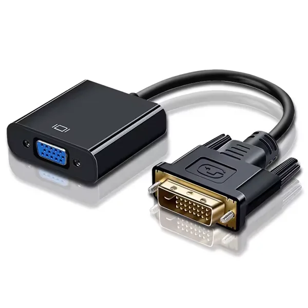 DVI-D to VGA Adaptör Dönüştürücü Çevirici Monitör Ekran