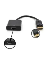 DisplayPort to HDMI Dönüştürücü Adaptör Ekran Monitör Çevirici - Görsel 2