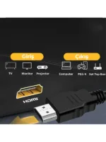HDMI Kablo 3 Metre HDTV Monitör HDMI Kablo - Görsel 2