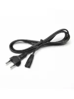 Güç Kablosu Tv/Radyo/Laptop/Ps Adaptör 2 Pin Teyip Fişi 1,5 Metre - Görsel 5