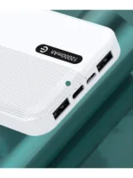 10.000 mAh Led Gösterge 2x Usb Powerbank - Görsel 3