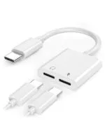 Çift Type-C Dönüştürücü | Şarj + Kulaklık Kullanımı | Hi-Fi Ses Destekli | Tak & Çalıştır