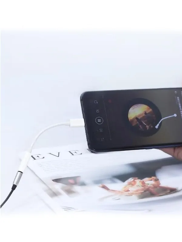 Type-C to 3.5mm Jack Adaptör | Yüksek Ses Kalitesi | Kulaklık Dönüştürücü - Görsel 7