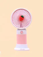Mini Taşınabilir Masaüstü El Fan Dahili Batarya Kablosuz Kullanım Ultra Kompakt - Görsel 17