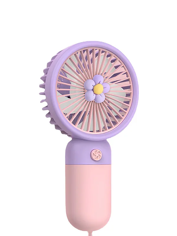 Mini Taşınabilir Masaüstü El Fan Dahili Batarya Kablosuz Kullanım Ultra Kompakt - Görsel 10