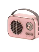 Bluetooth Hoparlör Retro Minmal Tasarım 5W Fm Radyo Tws - Görsel 4