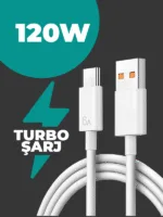 120W Saliseli Type-C Turbo Xiaomi Samsung Redmi Uyumlu Süper Şarj Kablosu Usb Type-C