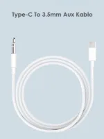 Type-C To Aux 3.5mm iPhone Samsung Uyumlu 1.2 Metre Müzik Teyip Çevirici Ses Kablosu - Görsel 4