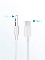 Type-C To Aux 3.5mm iPhone Samsung Uyumlu 1.2 Metre Müzik Teyip Çevirici Ses Kablosu - Görsel 3