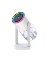 Mini Taşınabilir Lazer & RGB Yıldız Işıklı Ultrasonik Hava Nemlendirici Araç / Ev Kullanımı, 280 ml