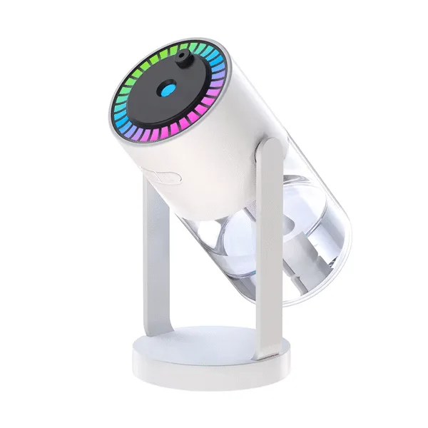 Mini Taşınabilir Lazer & RGB Yıldız Işıklı Ultrasonik Hava Nemlendirici Araç / Ev Kullanımı, 280 ml