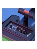 20W 8 İnç RGB Işıklı Mikrofonlu Karaoke TWS Orta Boy Bluetooth Hoparlör Ses Bombası Ses Topu - Görsel 2