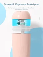 Kompakt RGB Işıklı 10 Saat Çalışan Oto/Masa Hava Nemlendirici Ultrasonik Buhurdanlık - Görsel 2