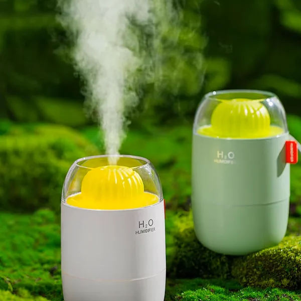 Kaktüs Tasarımlı RGB Işıklı Araç ve Masaüstü Hava Nemlendirici Difüzör 280ml Type-C Taşınabilir