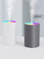 Araç İçi ve Masaüstü RGB Işıklı Mini Hava Nemlendirici USB Ultrasonik Buhar Makinesi Koku Difüzörü - Görsel 10