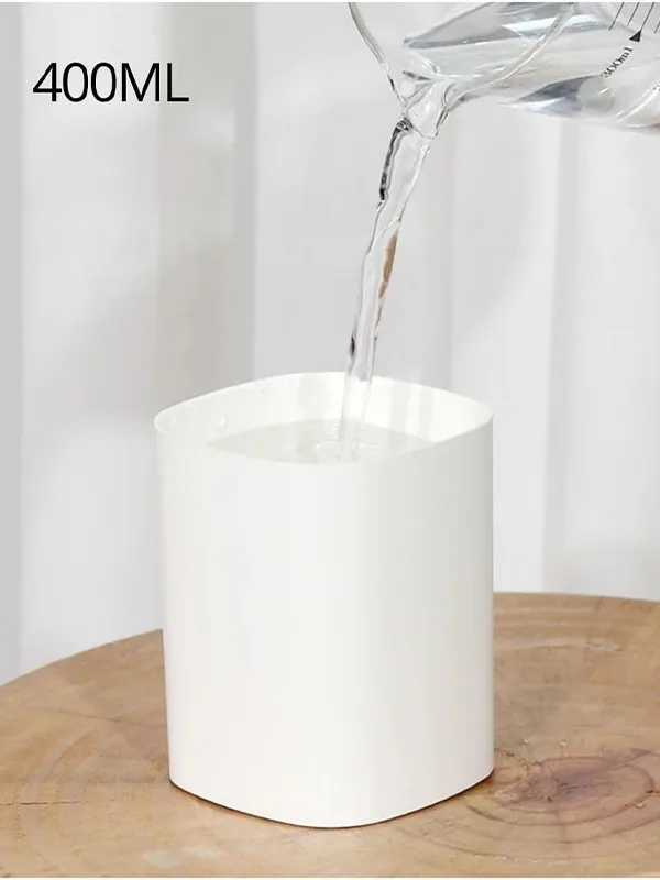 Araç İçi ve Masaüstü RGB Işıklı Mini Hava Nemlendirici USB Ultrasonik Buhar Makinesi Koku Difüzörü - Görsel 5