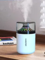 Type-C Girişli Mini RGB Hava Nemlendirici - Araç İçi ve Masaüstü Taşınabilir Sessiz Buhar Makinesi - Görsel 6