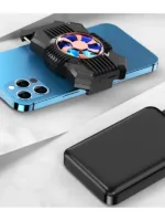 Şarjlı Kablosuz Telefon Soğutucu Fan - 2 Kademeli RGB Işıklı Gamer Oyun Fanı - Görsel 3