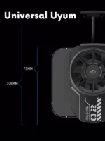 Metal Yüzeyli Profesyonel Telefon Soğutucu Fan - Gamer Oyuncu Tipi Hızlı Soğutma - Görsel 3