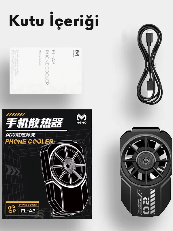 Metal Yüzeyli Profesyonel Telefon Soğutucu Fan - Gamer Oyuncu Tipi Hızlı Soğutma - Görsel 4