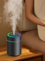 180ml Mini Taşınabilir Hava Nemlendirici - Araç İçi ve Masaüstü Sessiz USB Buhar Makinesi - Görsel 3