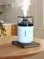 Type-C Girişli Mini RGB Hava Nemlendirici - Araç İçi ve Masaüstü Taşınabilir Sessiz Buhar Makinesi