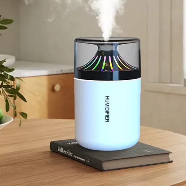 Type-C Girişli Mini RGB Hava Nemlendirici - Araç İçi ve Masaüstü Taşınabilir Sessiz Buhar Makinesi