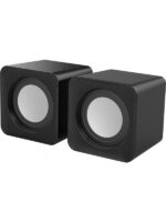1+1 Kablolu Bilgisayar Hoparlörü - USB ve 3.5mm Jack Girişli PC / Laptop Uyumlu Stereo Mini Speaker