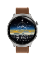 AMOLED Ekranlı NFC Akıllı Saat - 3 Kordon (Metal+Deri+Silikon) Konuşma Özellikli 90Hz Kavisli Ekran - Görsel 2