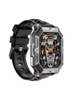 1000mAh Bataryalı Outdoor Akıllı Saat 100 Gün Pil Ömrü 2.13 inç AMOLED Ekran Pusula Barometre - Görsel 3