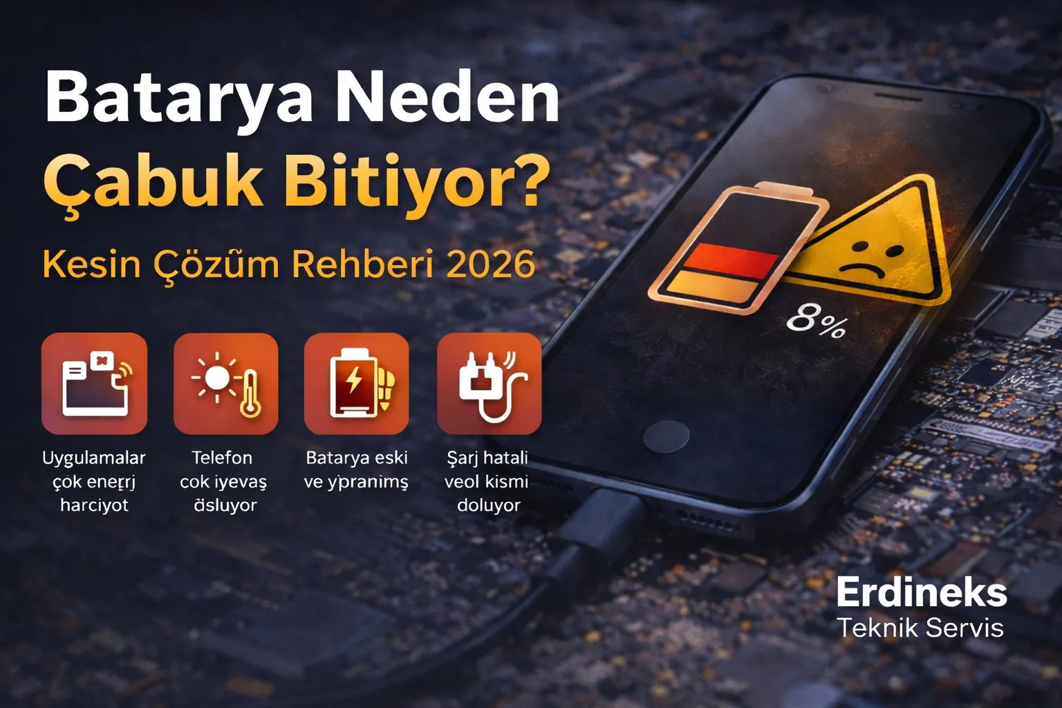 Batarya Sorunu - Erdineks Teknik Servis