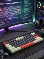 %60 Mini Mekanik Oyuncu Klavyesi - Mavi Switch RGB Işıklı Type-C Kablolu Numpadsiz Gaming Klavye - Görsel 3