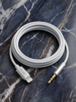 iPhone Uyumlu Lightning to Aux 3.5mm Araç İçi Müzik Kablosu - Bluetooth Gerektirmeyen Tak-Çalıştır Ses Dönüştürücü - Görsel 2