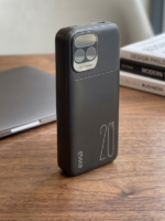 20.000 mAh 22.5W Hızlı Şarj Powerbank - Kendinden Kablolu (Type-C & Lightning) Watt Göstergeli Dijital Ekranlı Taşınabilir Şarj Cihazı - Görsel 2