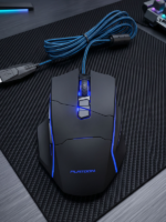 8 Tuşlu RGB Gaming Oyuncu Mouse Ayarlanabilir DPI Örgülü Kablolu E-Spor Faresi - Görsel 2